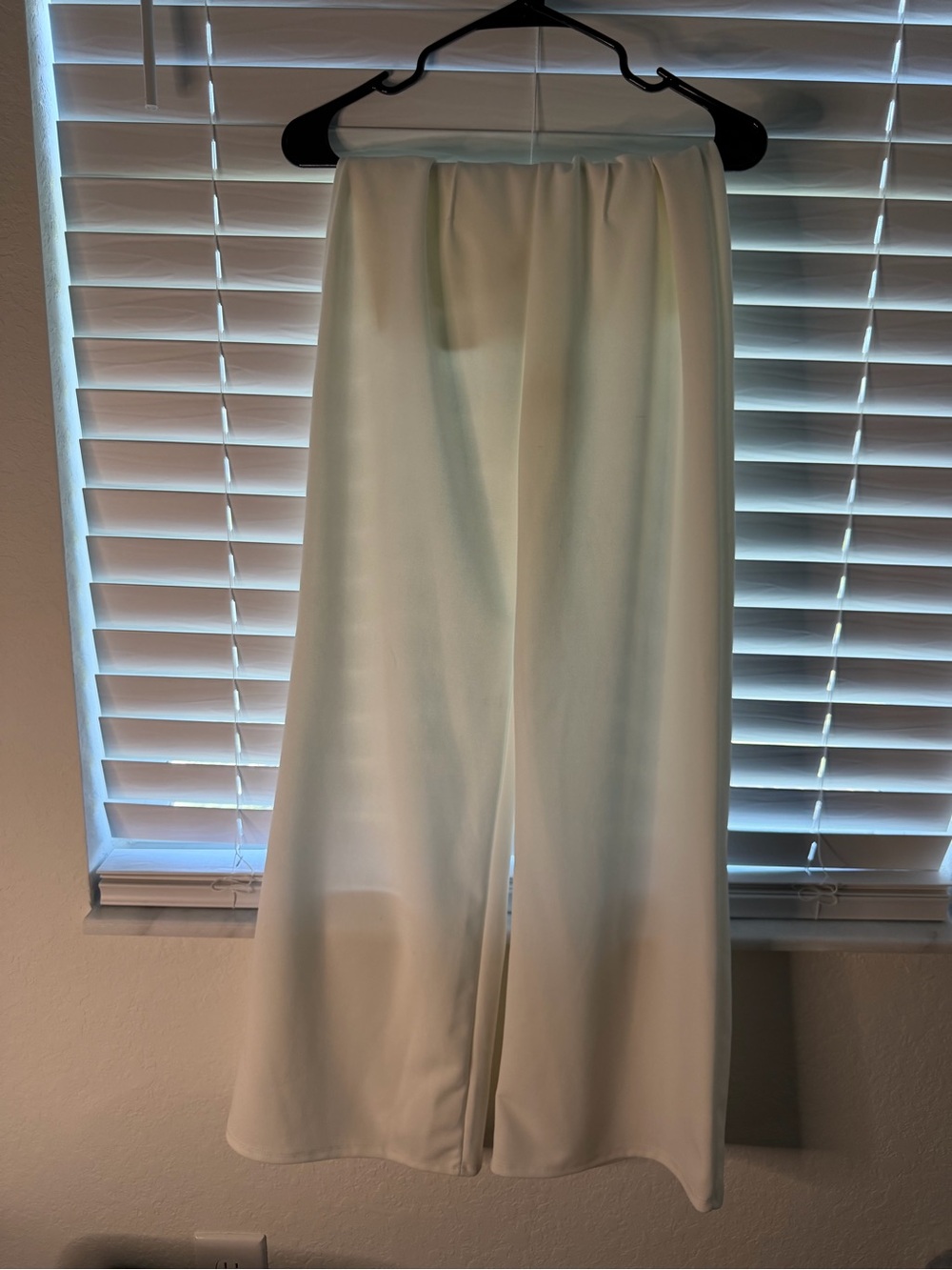 Windsor Wide-Leg Palazzo Pants - Off-White